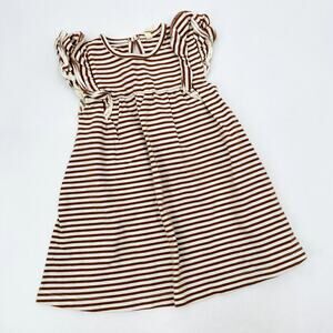 Quincy Mare Striped Ruffle Mini Dress 18-24 mos